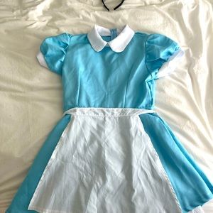 Alice In Winderland Costume women’s medium/small. Comes with the headband!
